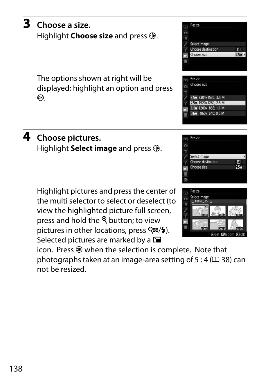 Nikon D5 User Manual | Page 138 / 152