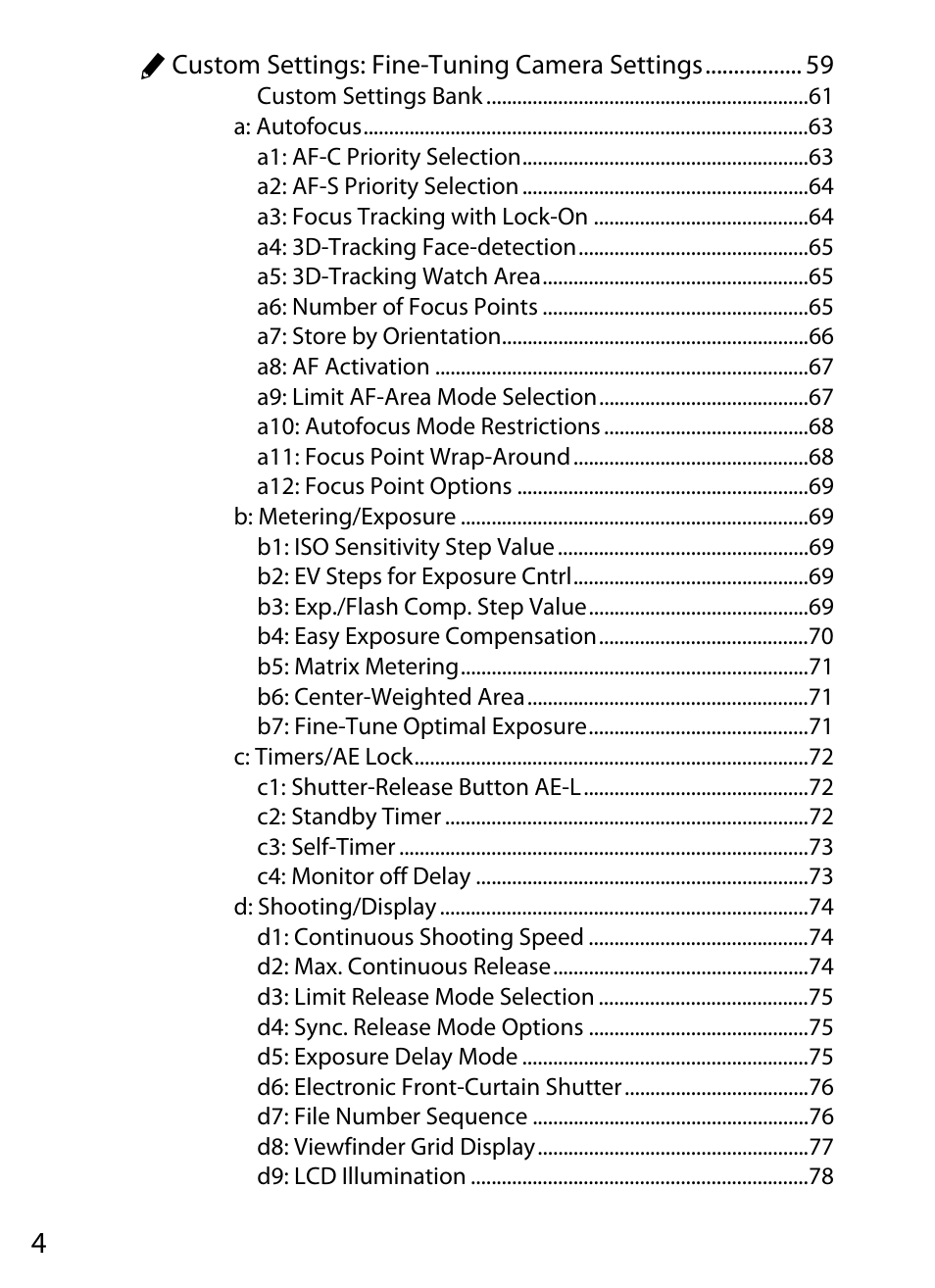 Nikon D5 User Manual | Page 4 / 152