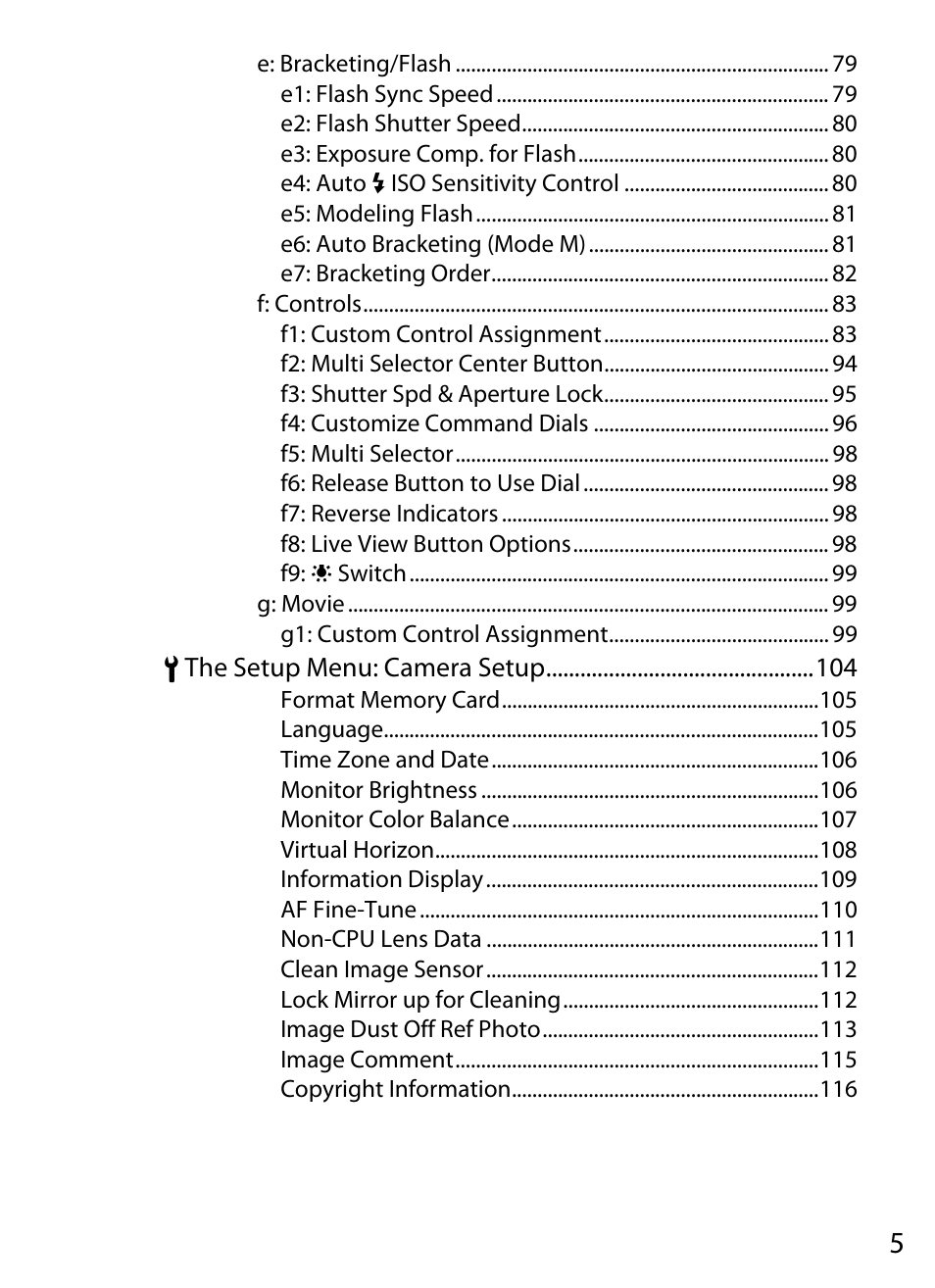 Nikon D5 User Manual | Page 5 / 152