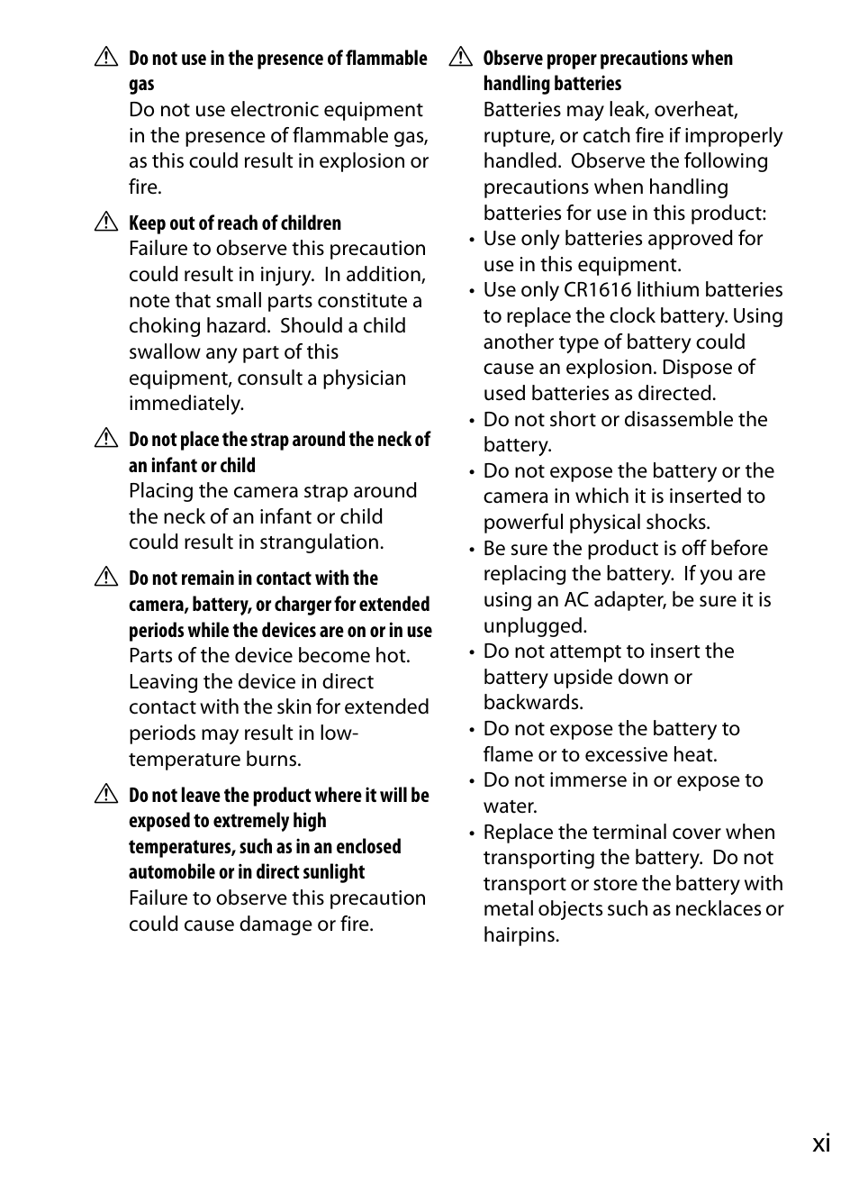 Nikon D5 User Manual | Page 13 / 424