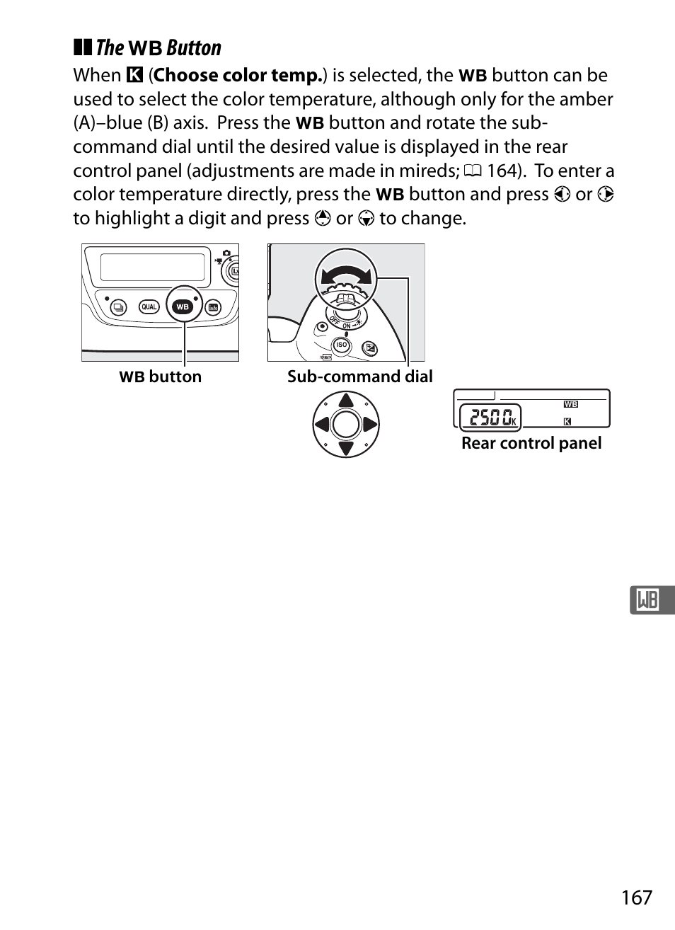 The u button | Nikon D5 User Manual | Page 189 / 424