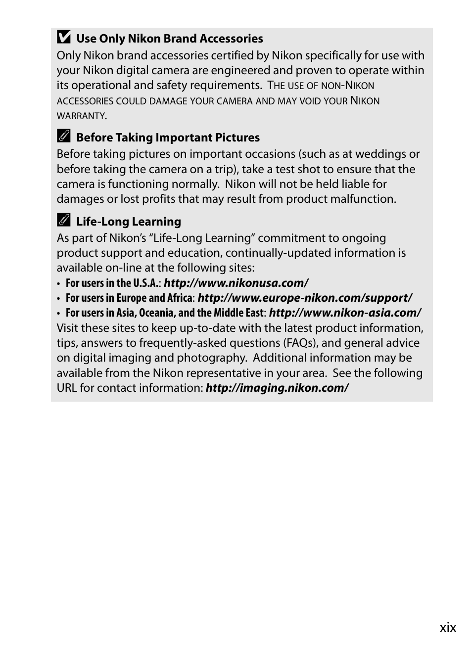 Nikon D5 User Manual | Page 21 / 424