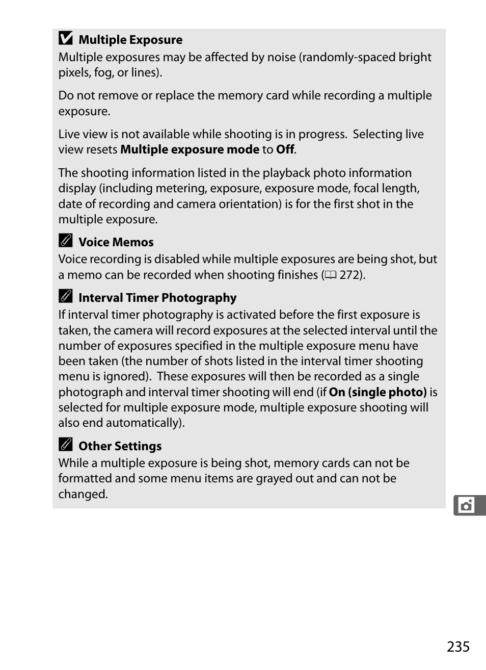 Nikon D5 User Manual | Page 257 / 424