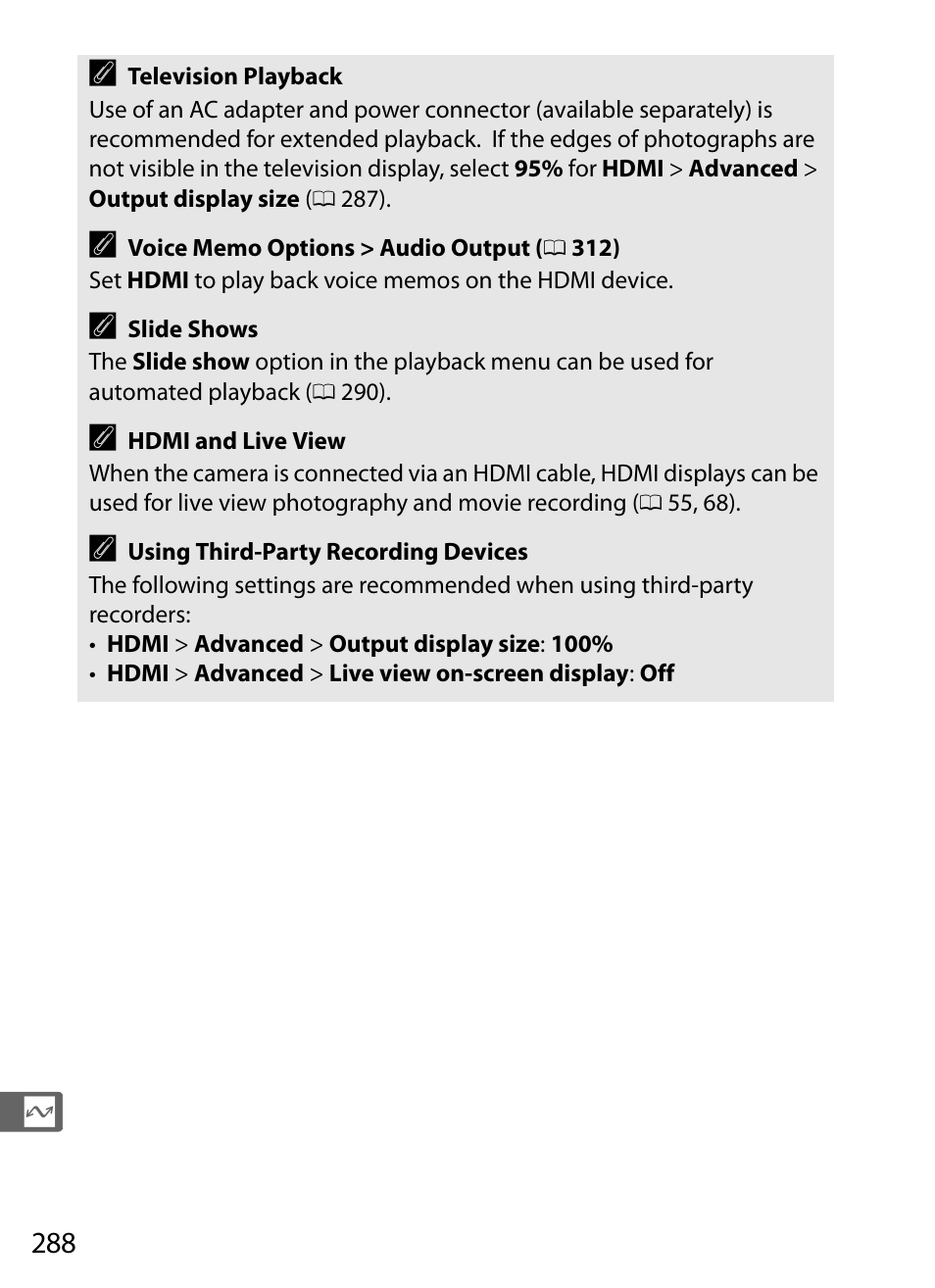 Nikon D5 User Manual | Page 310 / 424