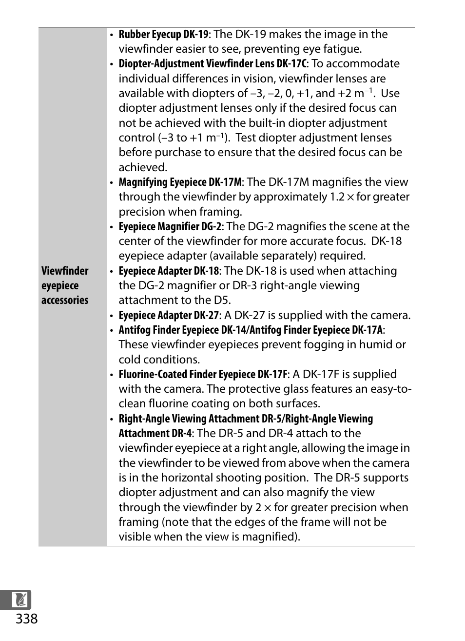Nikon D5 User Manual | Page 360 / 424