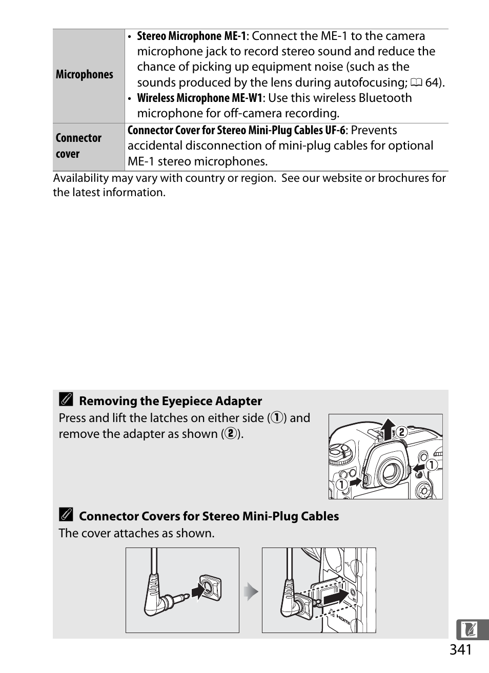 Vies | Nikon D5 User Manual | Page 363 / 424