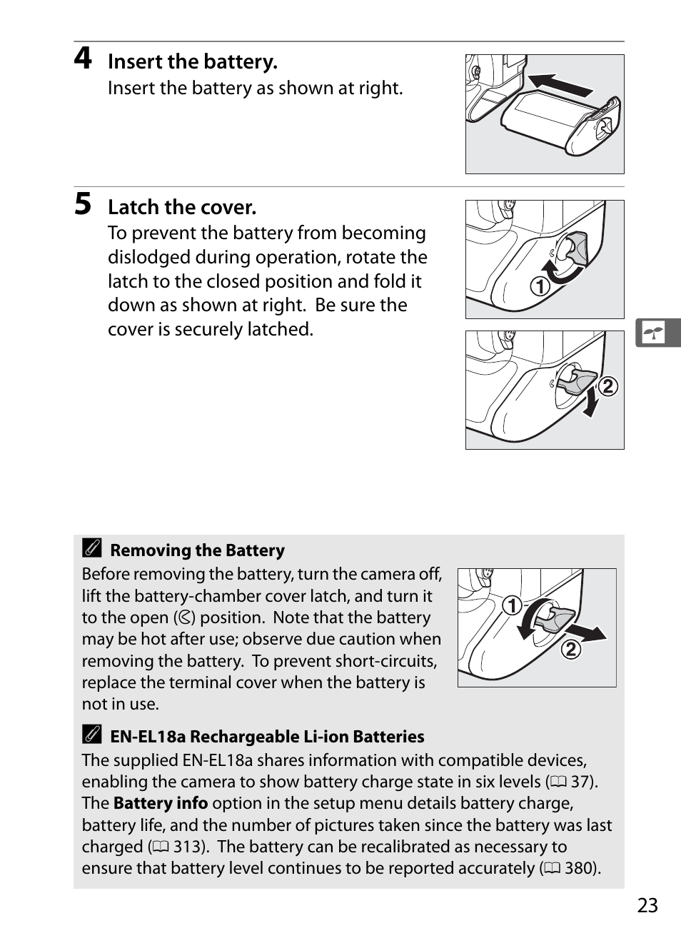 Nikon D5 User Manual | Page 45 / 424