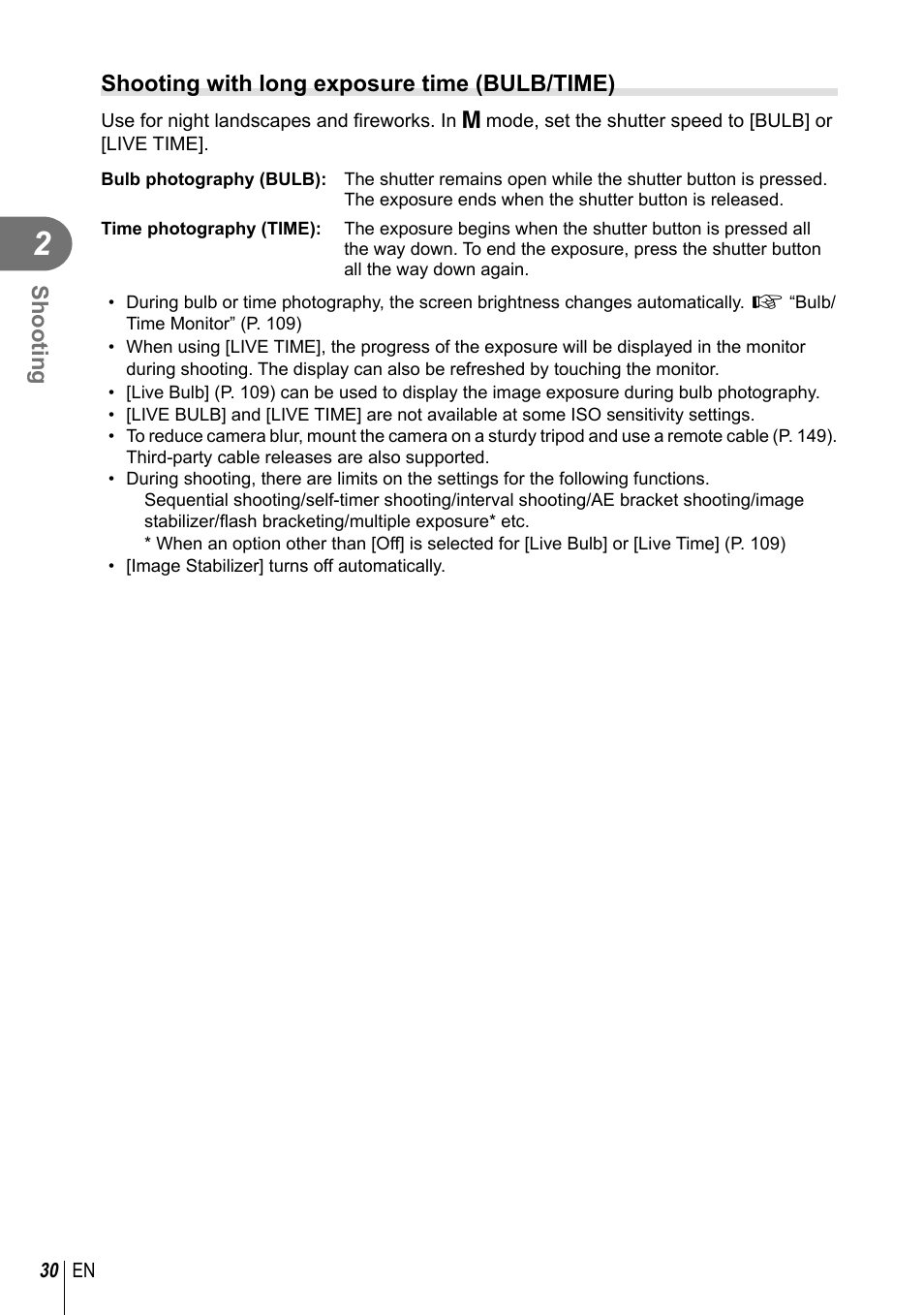 Olympus PEN-F Pancake Zoom 14-42mm Kit User Manual | Page 30 / 184