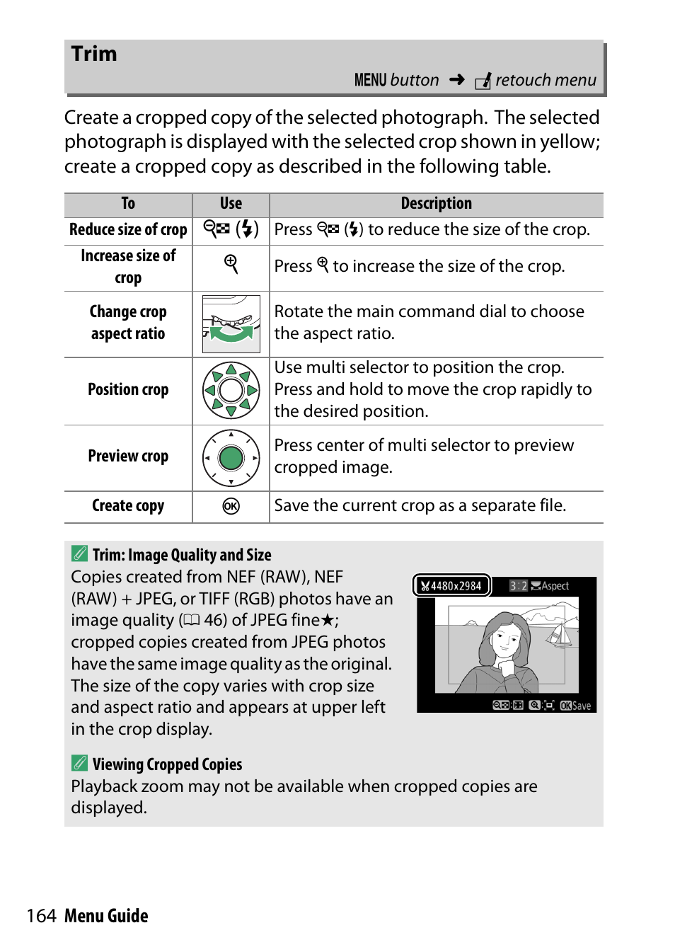 Trim, W (m) | Nikon D500 User Manual | Page 164 / 207