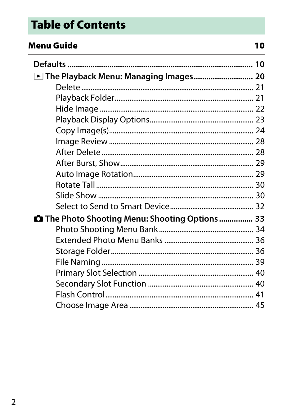 Nikon D500 User Manual | Page 2 / 207