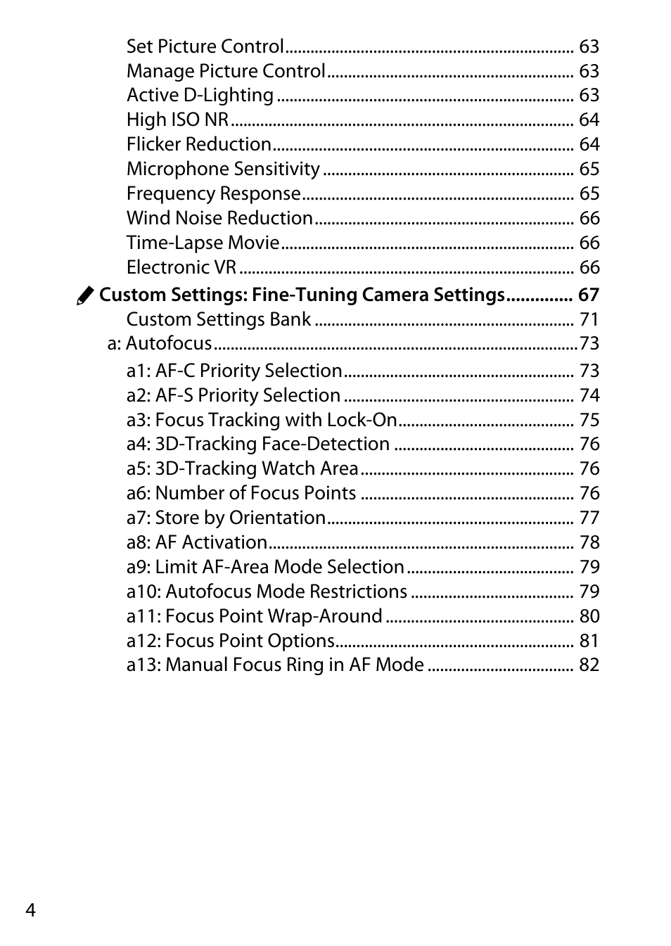 Nikon D500 User Manual | Page 4 / 207