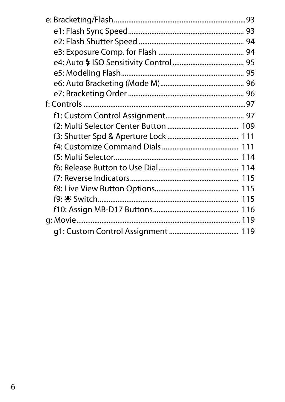 Nikon D500 User Manual | Page 6 / 207