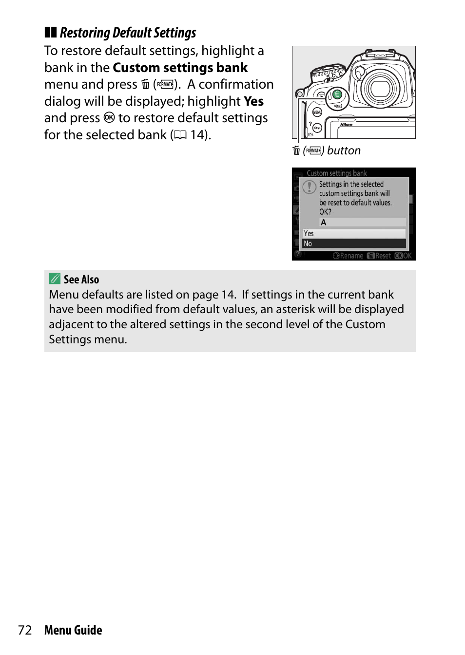 Nikon D500 User Manual | Page 72 / 207