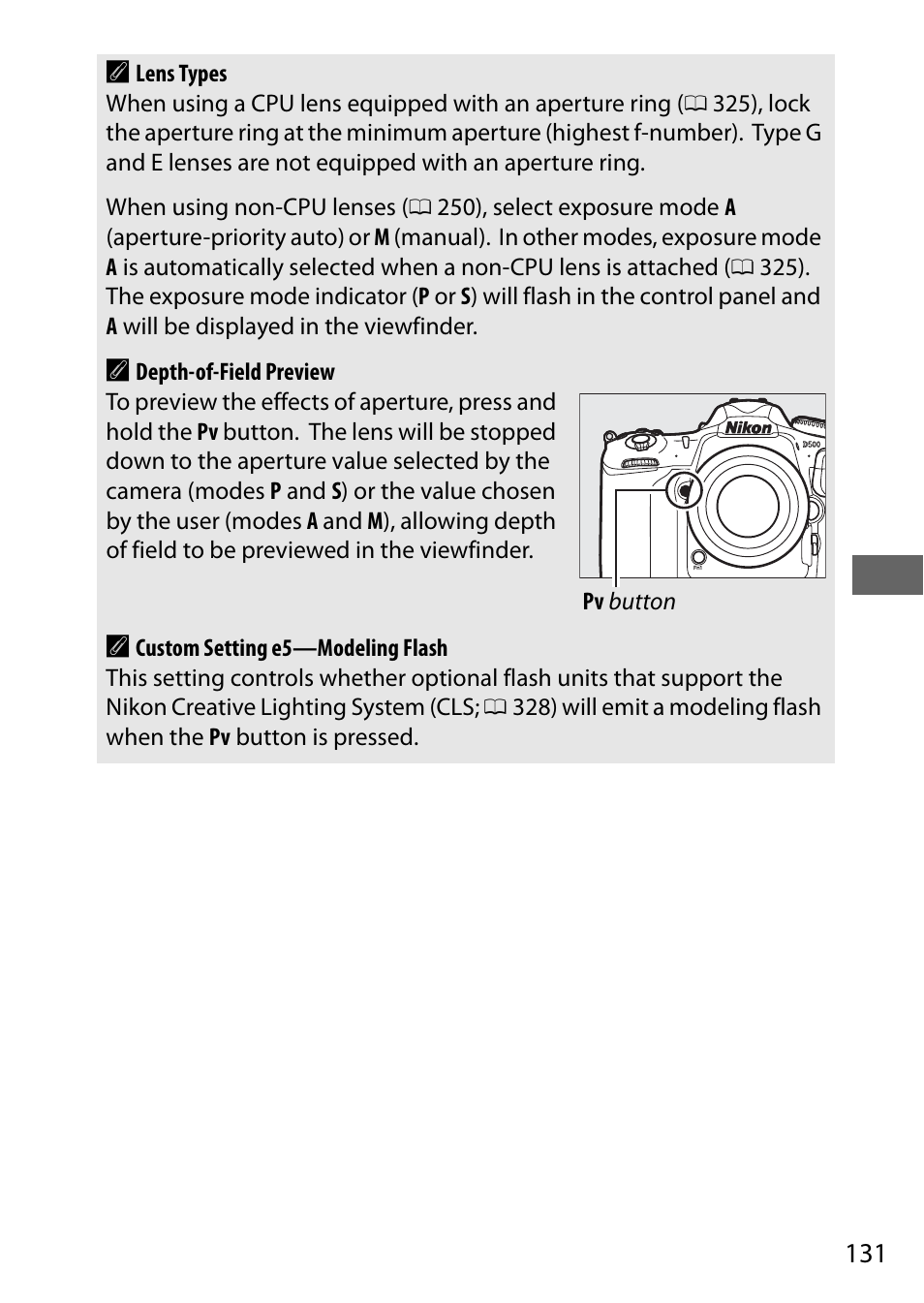 Nikon D500 User Manual | Page 157 / 432