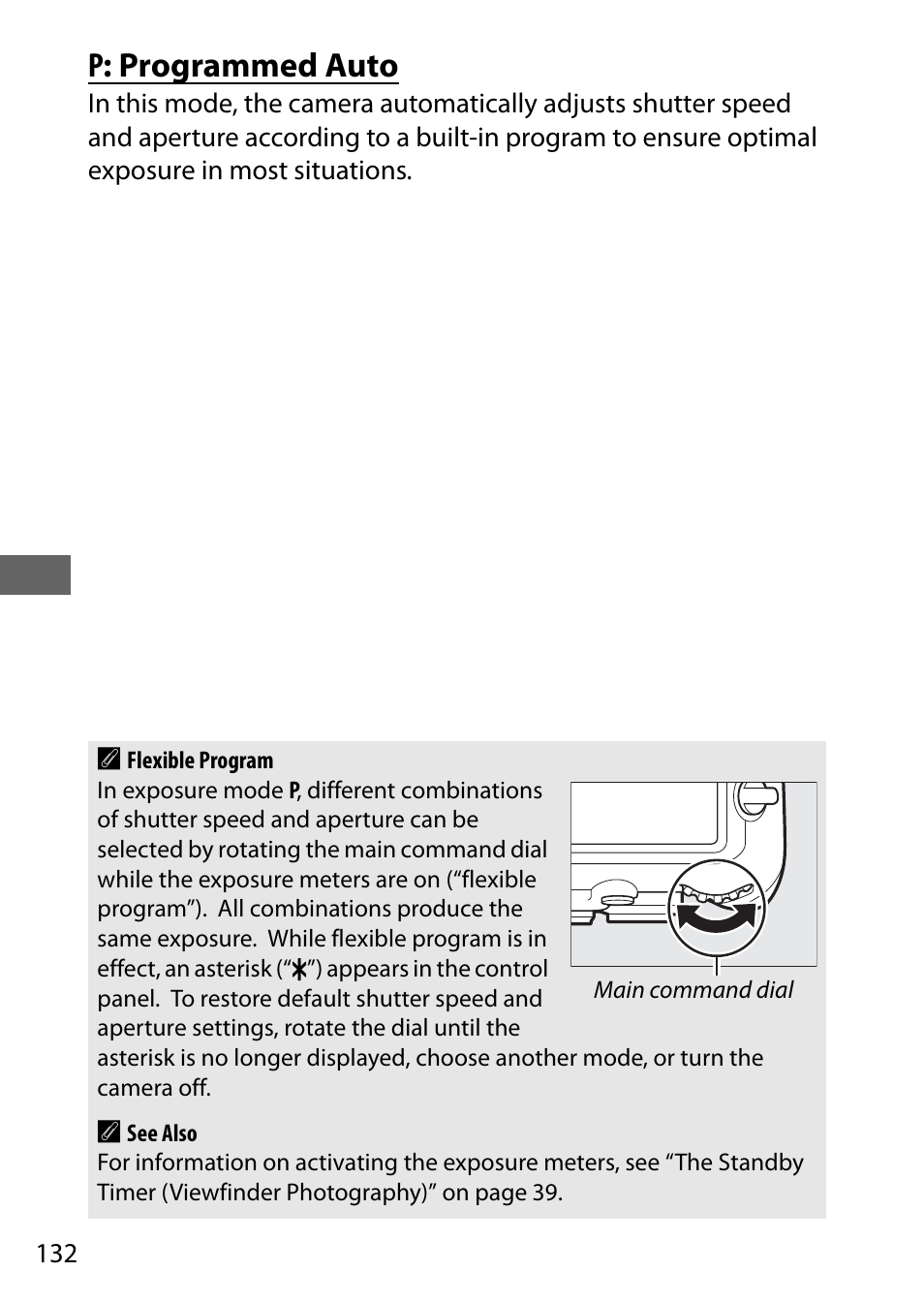 P: programmed auto | Nikon D500 User Manual | Page 158 / 432