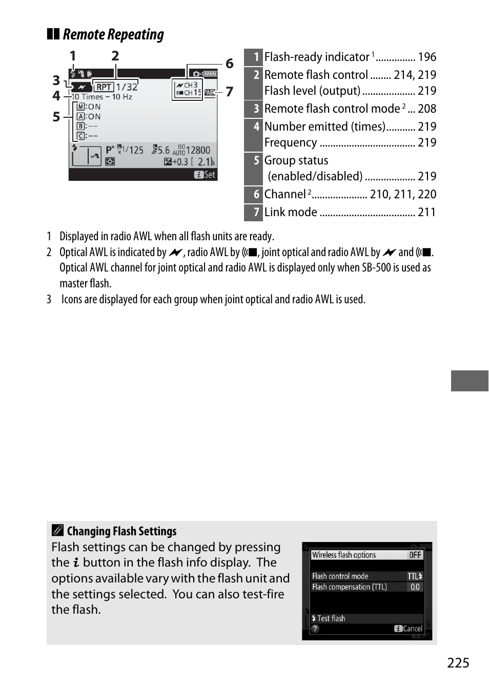 Remote repeating | Nikon D500 User Manual | Page 251 / 432