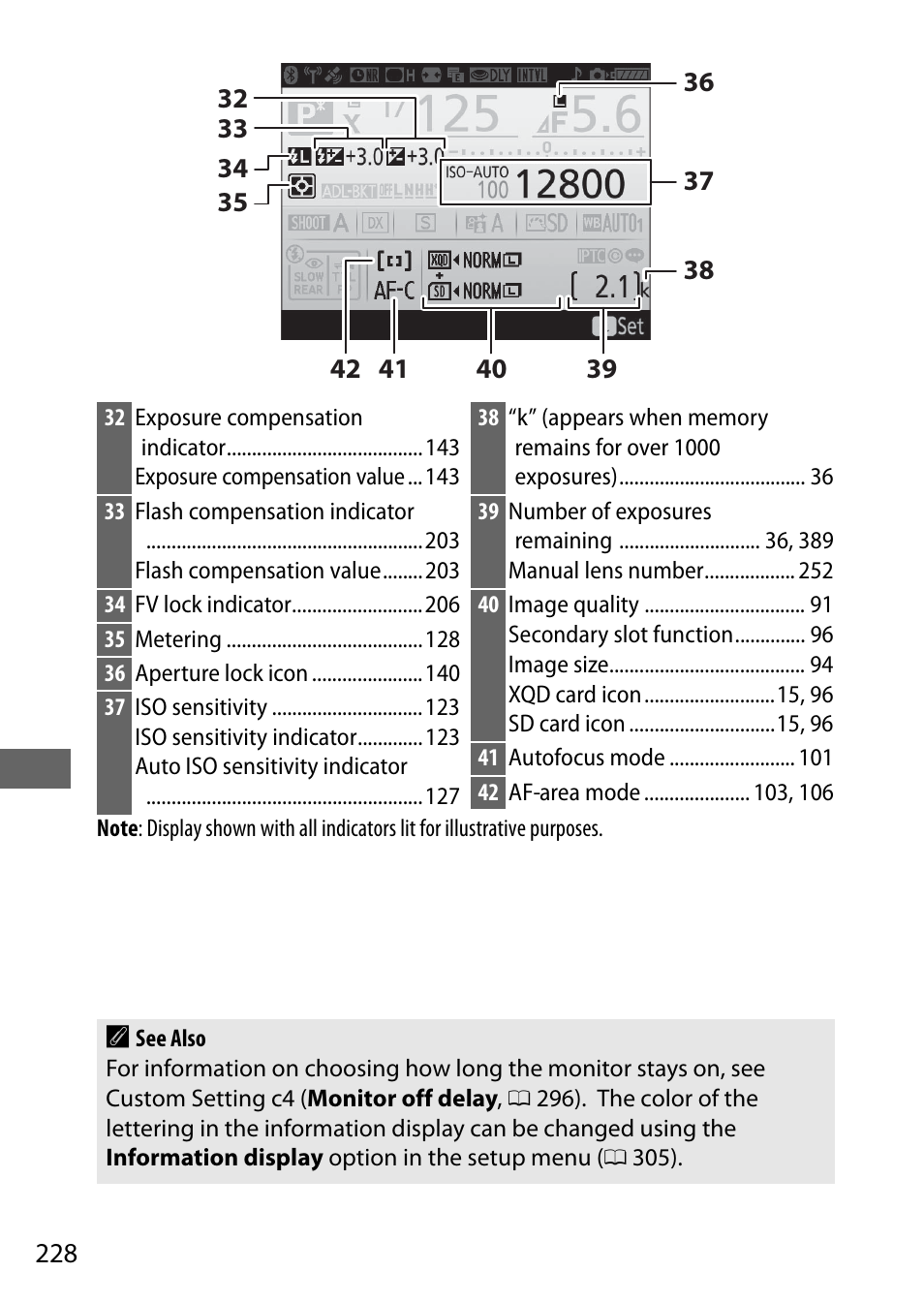 Nikon D500 User Manual | Page 254 / 432