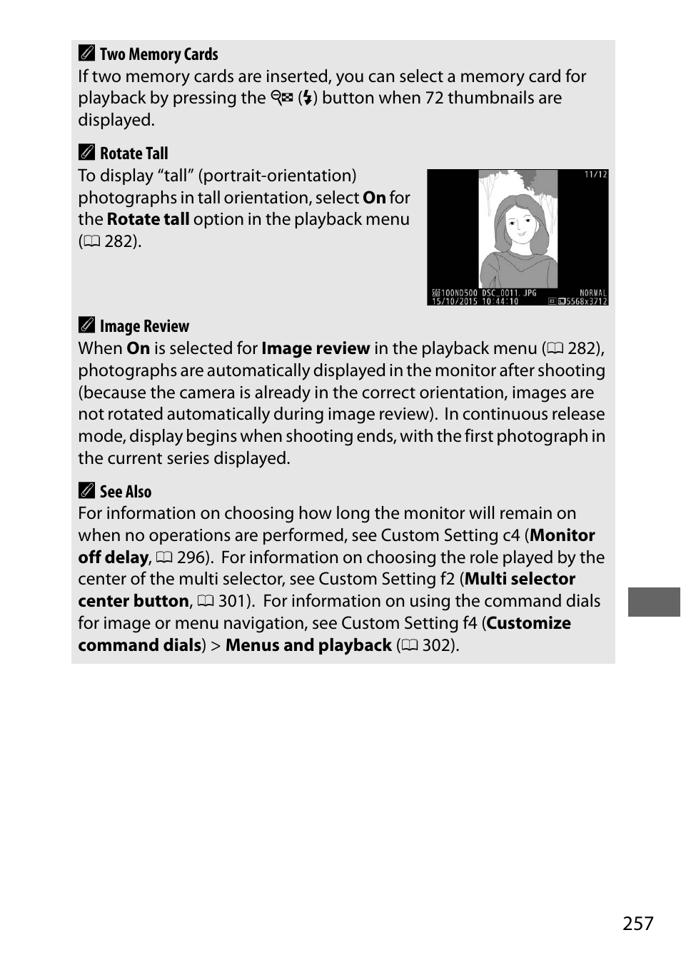 Nikon D500 User Manual | Page 283 / 432