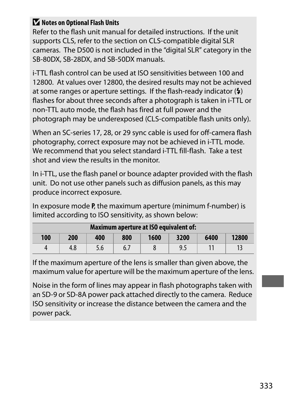 333 d | Nikon D500 User Manual | Page 359 / 432