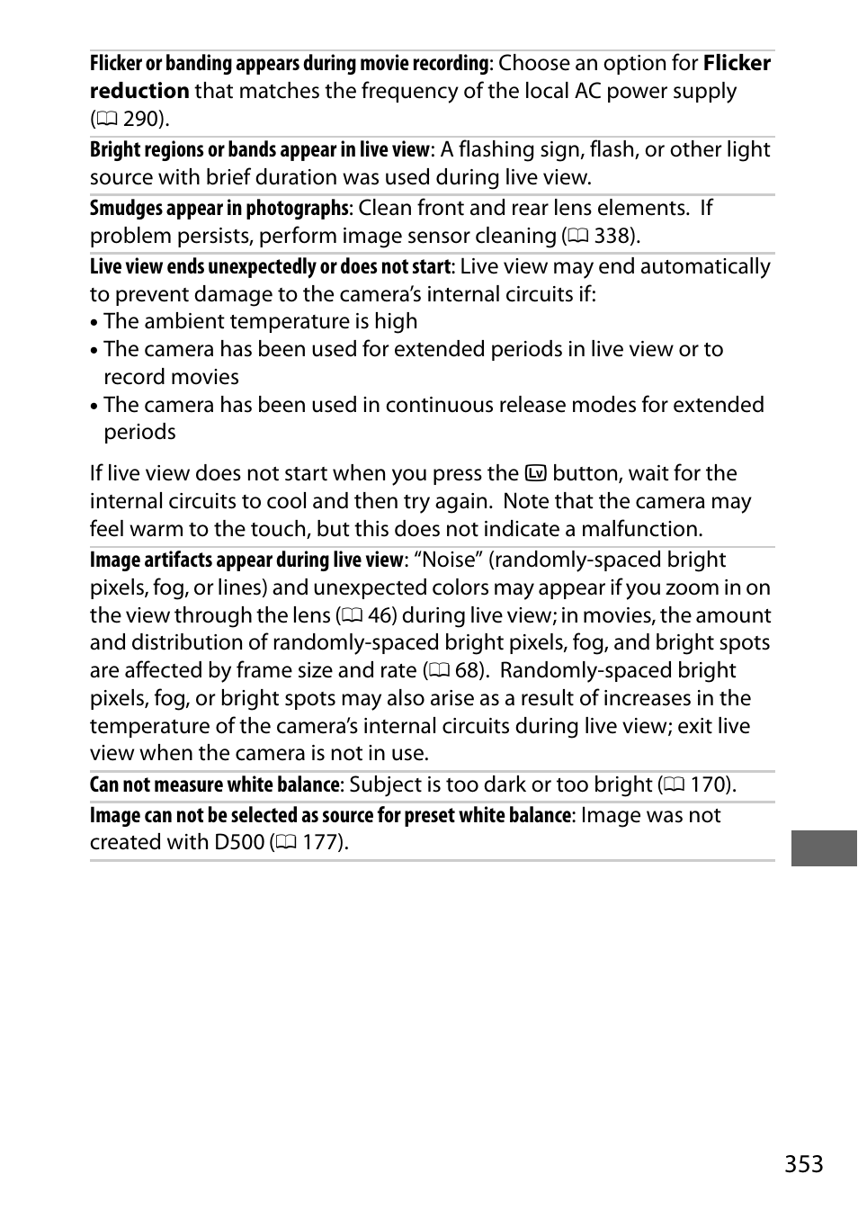 Nikon D500 User Manual | Page 379 / 432