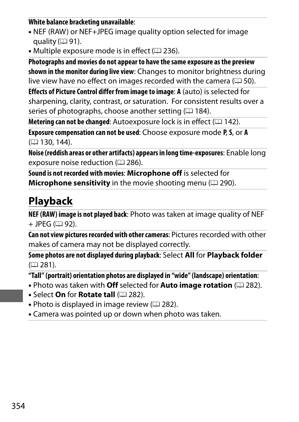 Playback | Nikon D500 User Manual | Page 380 / 432