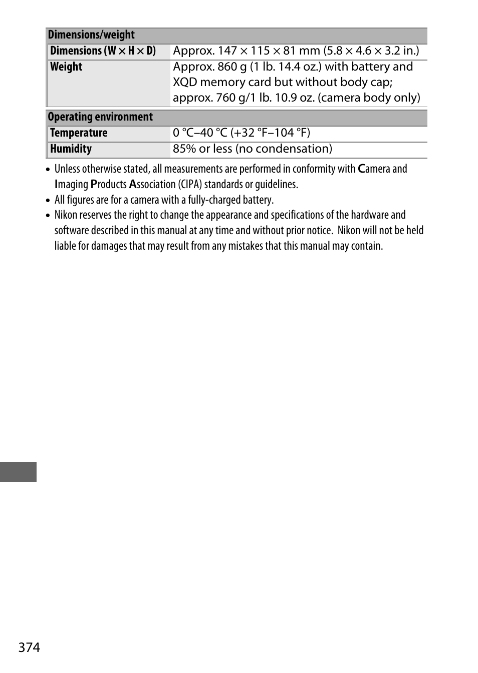 Nikon D500 User Manual | Page 400 / 432