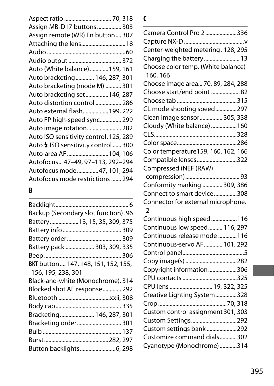 Nikon D500 User Manual | Page 421 / 432