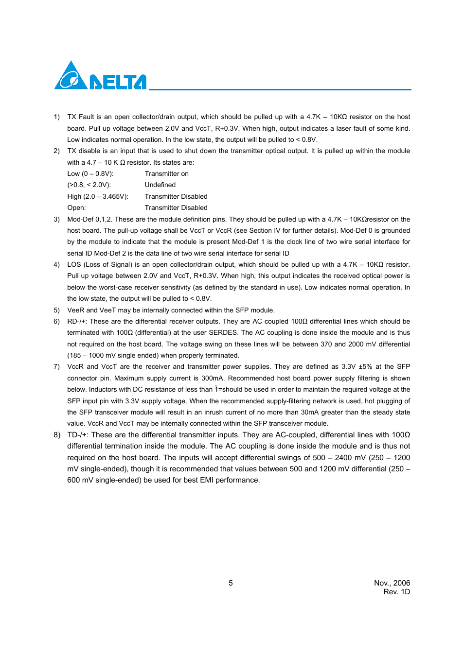 Delta Electronics LCP-2125 User Manual | Page 5 / 14