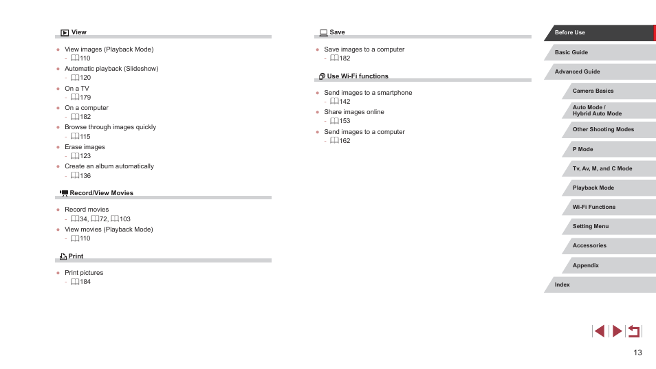 Canon PowerShot G7 X Mark II User Manual | Page 13 / 225