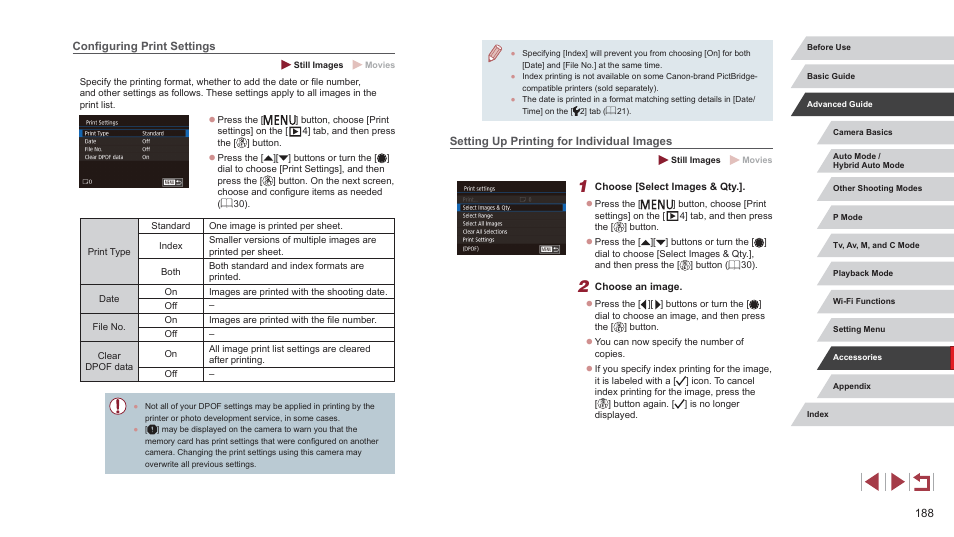 188), or | Canon PowerShot G7 X Mark II User Manual | Page 188 / 225