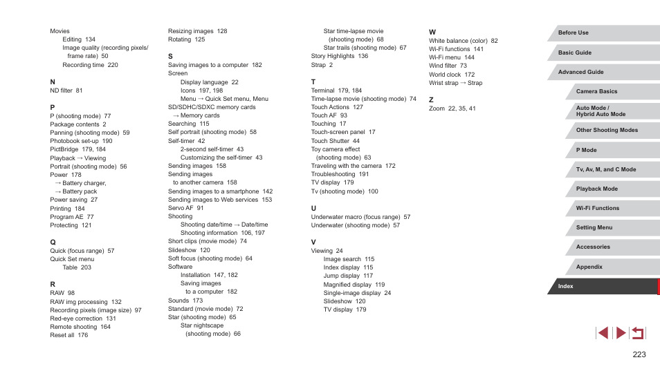 Canon PowerShot G7 X Mark II User Manual | Page 223 / 225