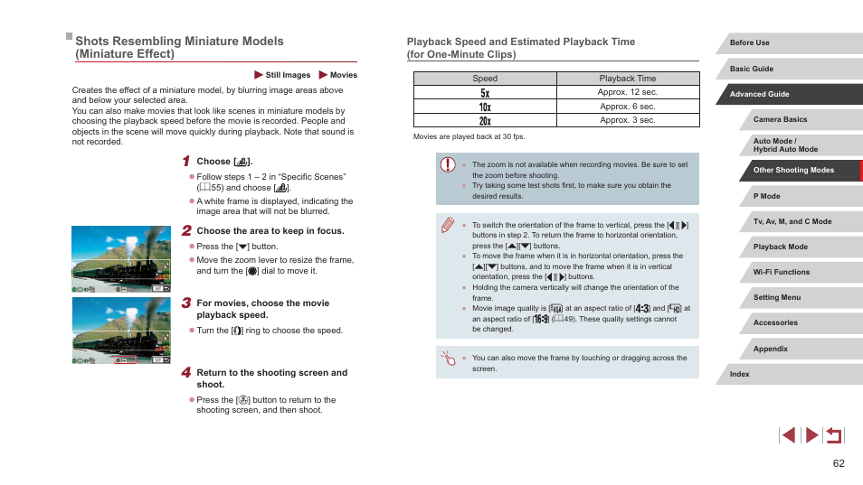Canon PowerShot G7 X Mark II User Manual | Page 62 / 225