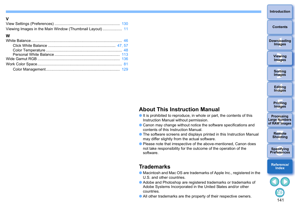 About this instruction manual, Trademarks | Canon PowerShot G7 X Mark II User Manual | Page 141 / 141