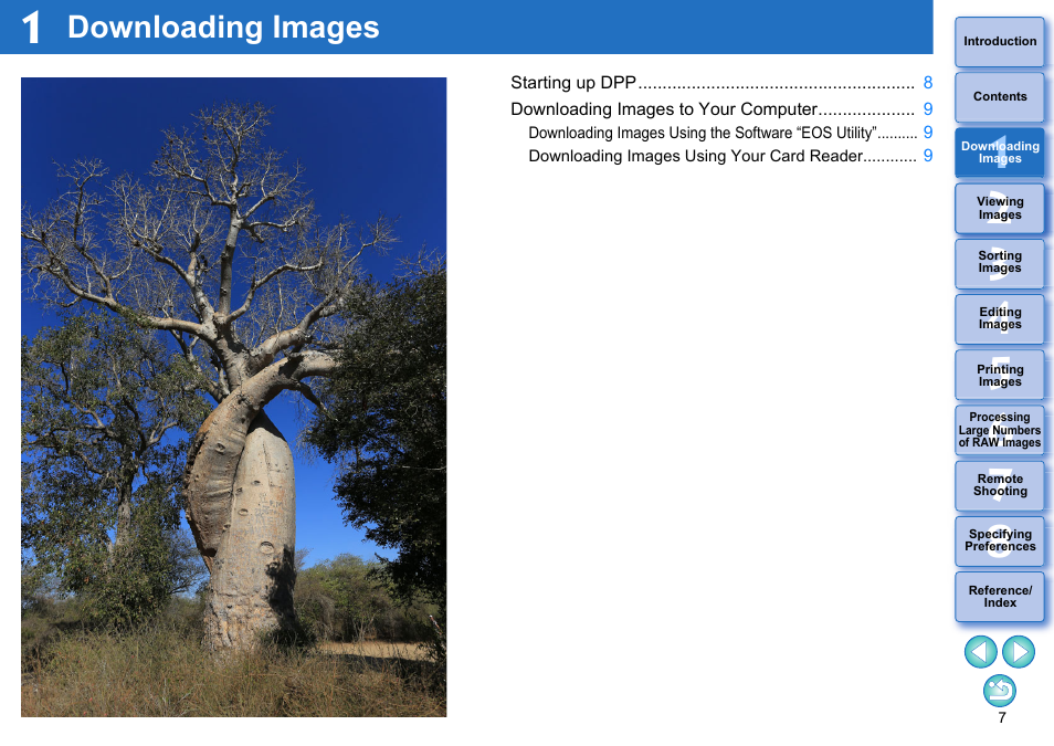 Downloading images, Downloading, Images | Canon PowerShot G7 X Mark II User Manual | Page 7 / 141