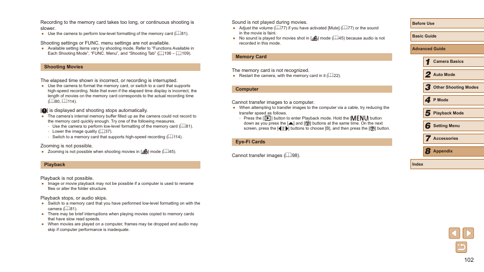 Canon PowerShot SX410 IS User Manual | Page 102 / 118