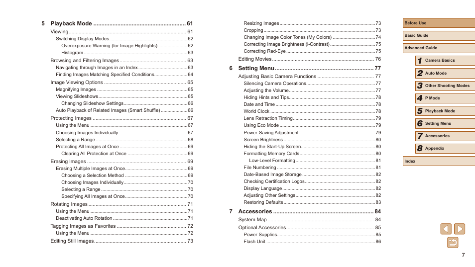Canon PowerShot SX410 IS User Manual | Page 7 / 118