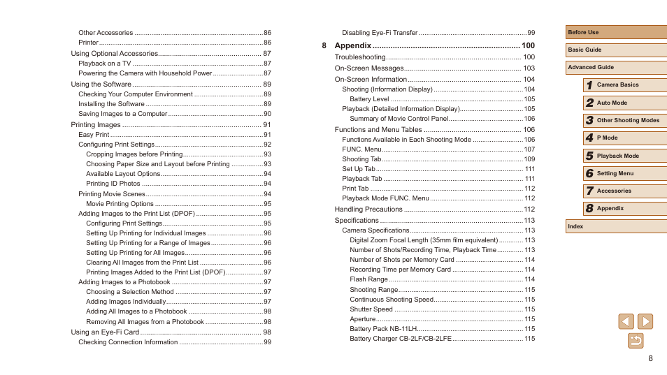 Canon PowerShot SX410 IS User Manual | Page 8 / 118