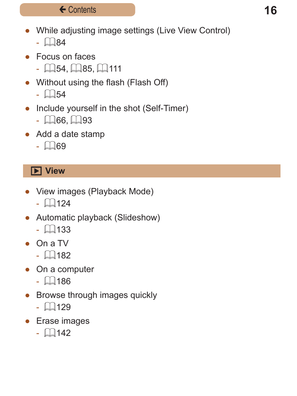 Canon PowerShot SX410 IS User Manual | Page 16 / 250
