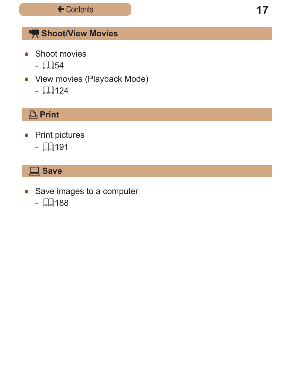 Canon PowerShot SX410 IS User Manual | Page 17 / 250