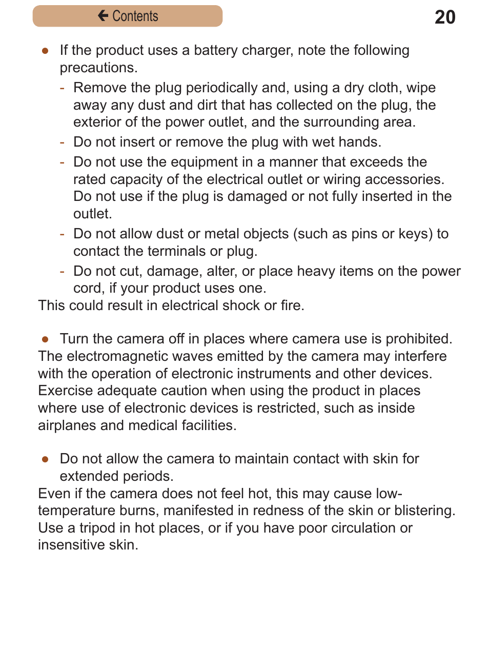 Canon PowerShot SX410 IS User Manual | Page 20 / 250