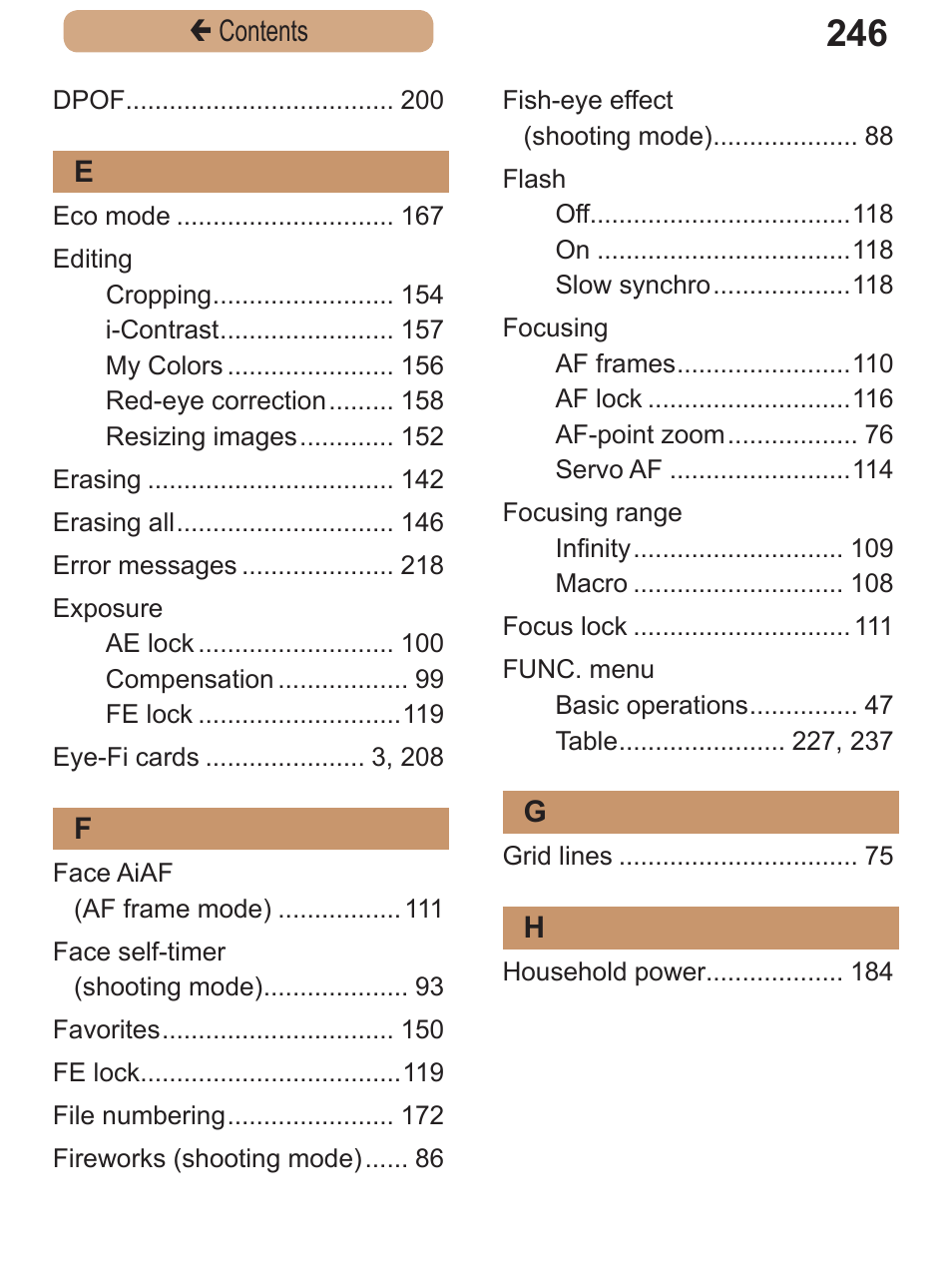 Canon PowerShot SX410 IS User Manual | Page 246 / 250