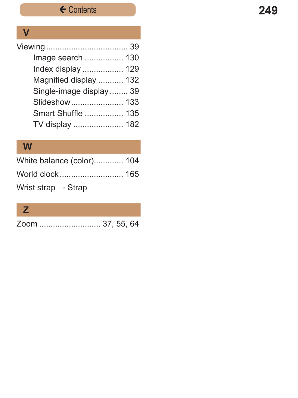 Canon PowerShot SX410 IS User Manual | Page 249 / 250