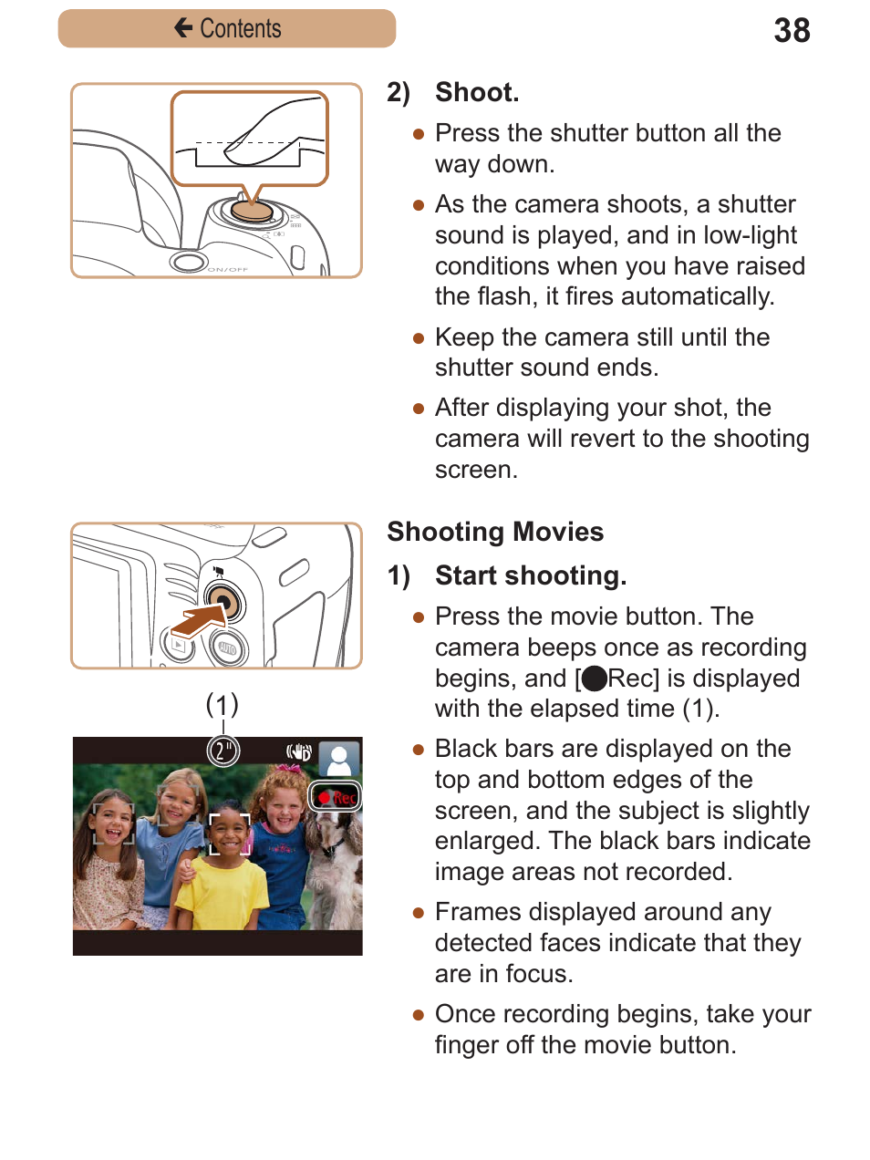 Canon PowerShot SX410 IS User Manual | Page 38 / 250