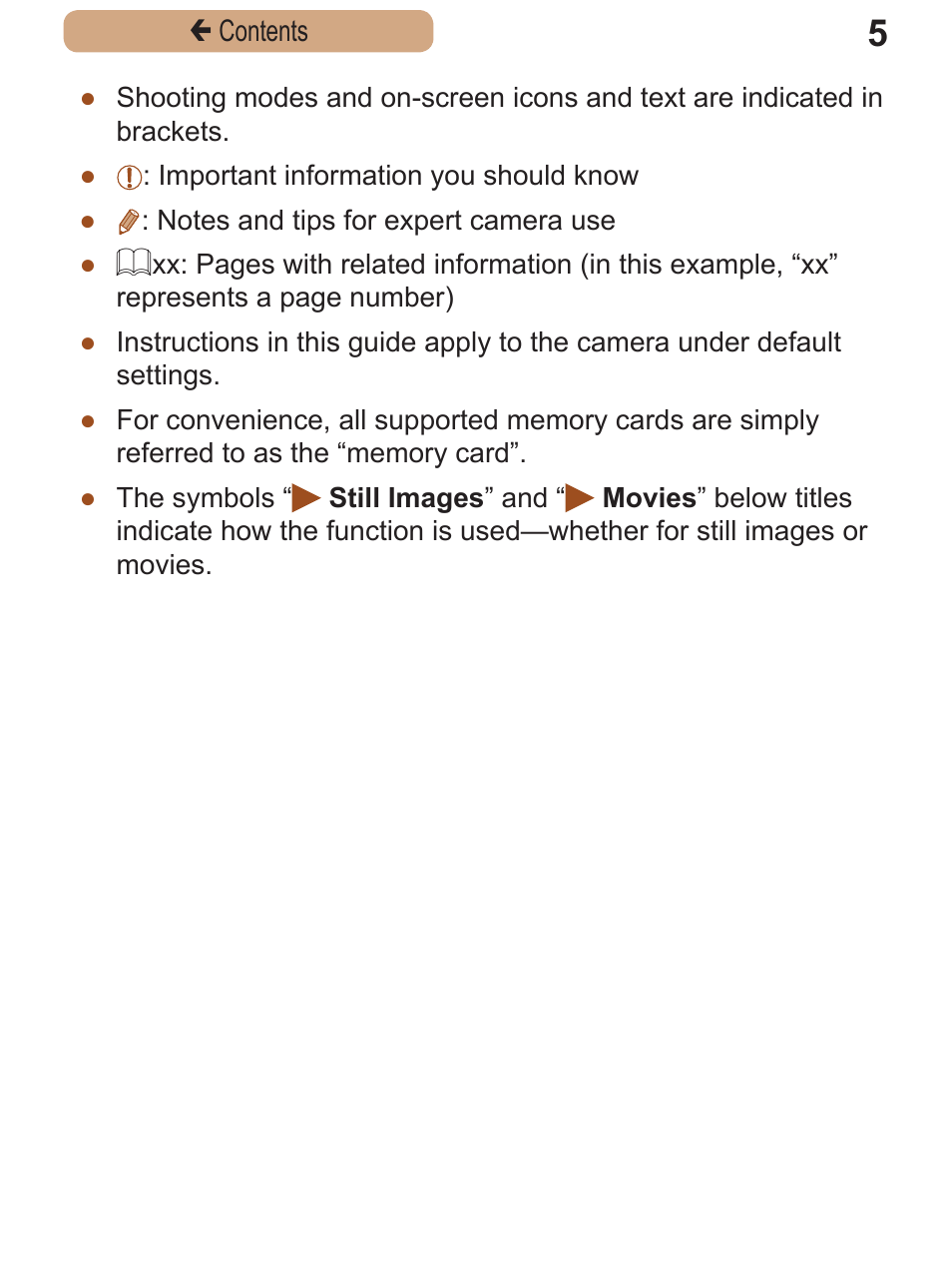 Canon PowerShot SX410 IS User Manual | Page 5 / 250