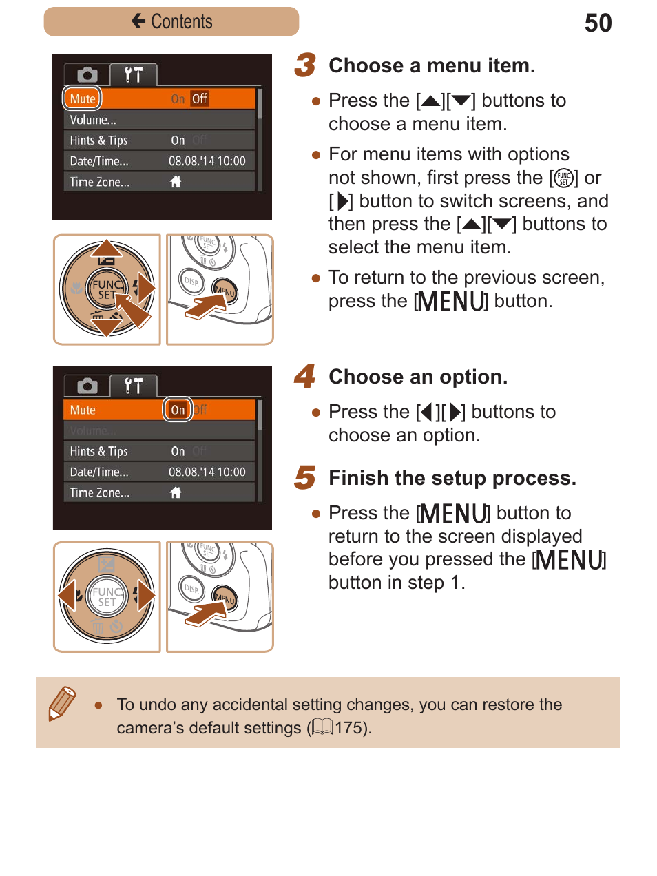 Canon PowerShot SX410 IS User Manual | Page 50 / 250