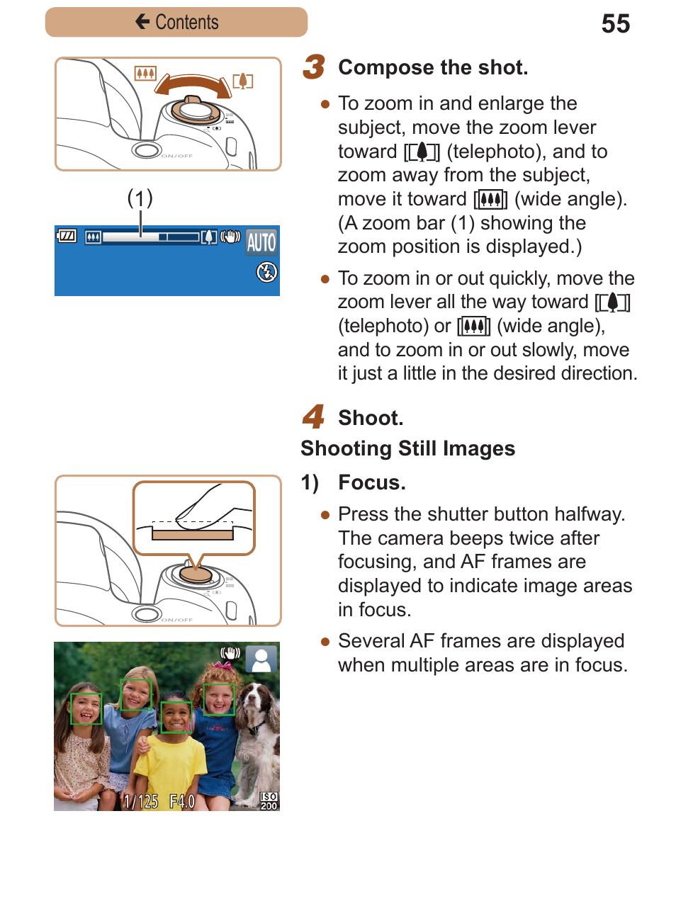 Canon PowerShot SX410 IS User Manual | Page 55 / 250