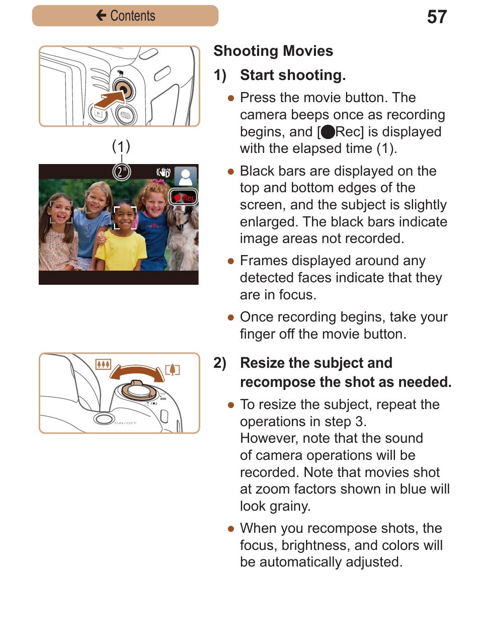 Canon PowerShot SX410 IS User Manual | Page 57 / 250
