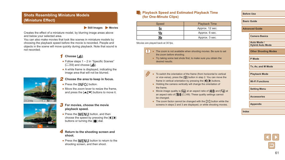 Canon PowerShot SX720 HS User Manual | Page 61 / 185