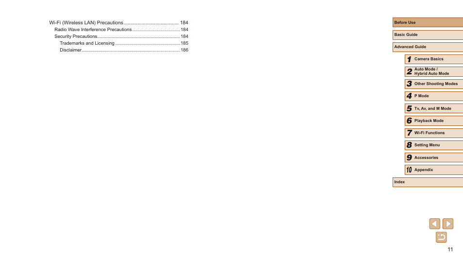Canon PowerShot SX540 HS User Manual | Page 11 / 186