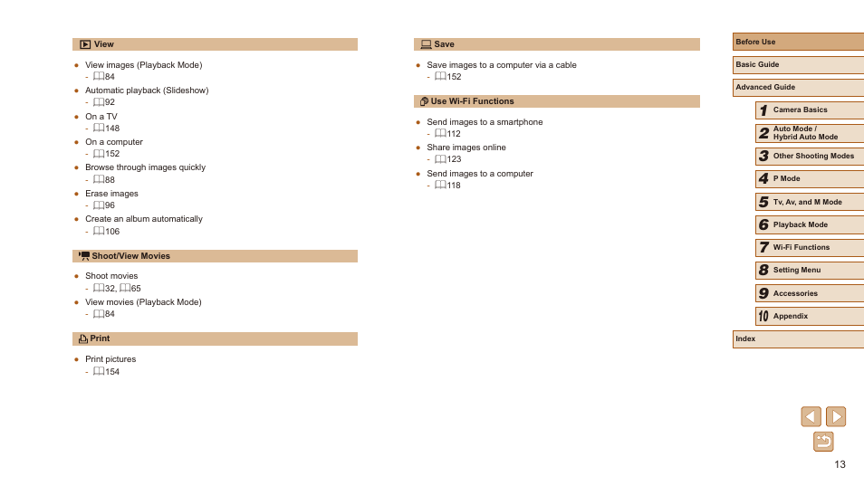 Canon PowerShot SX540 HS User Manual | Page 13 / 186